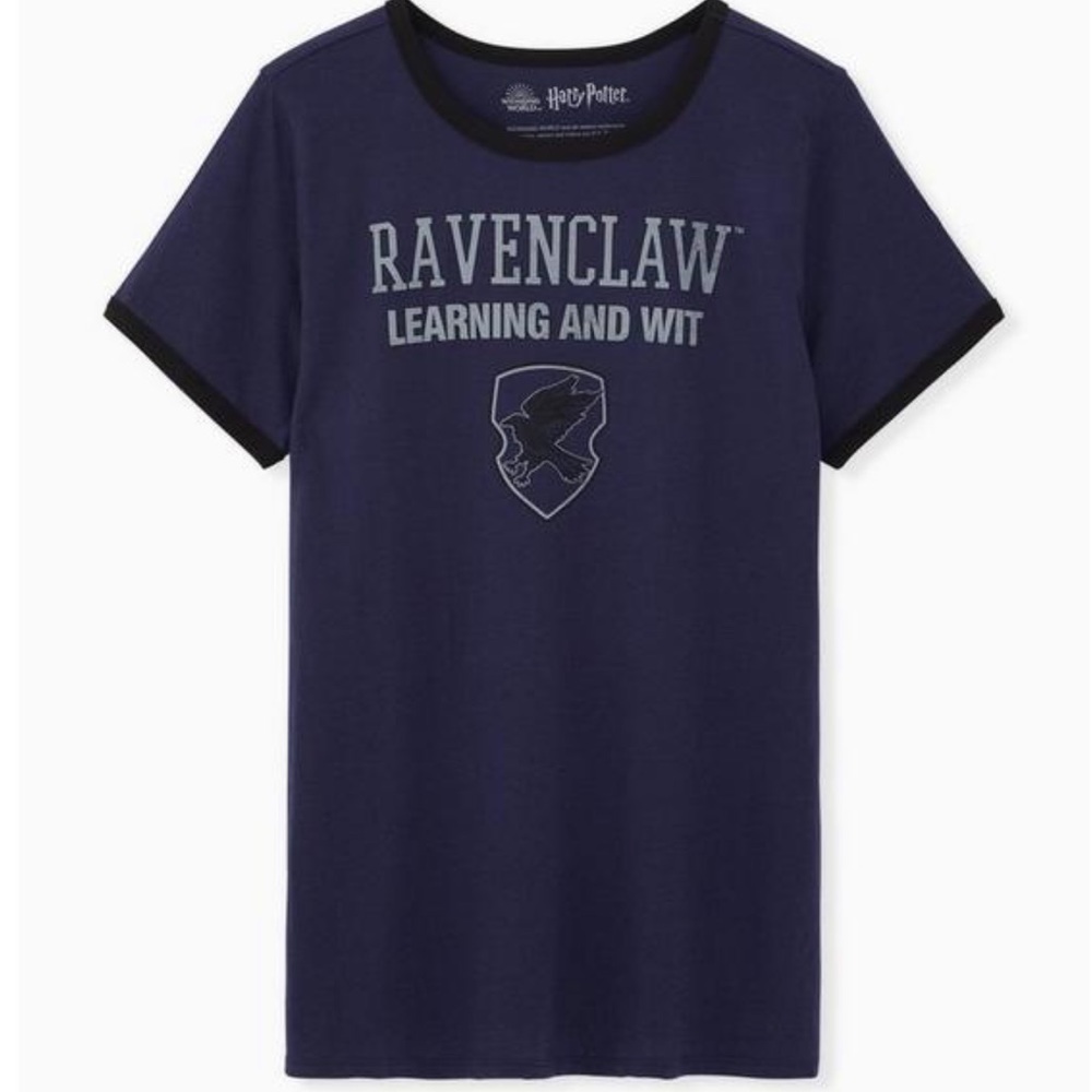 harry potter ravenclaw classic fit ringer tee - torrid